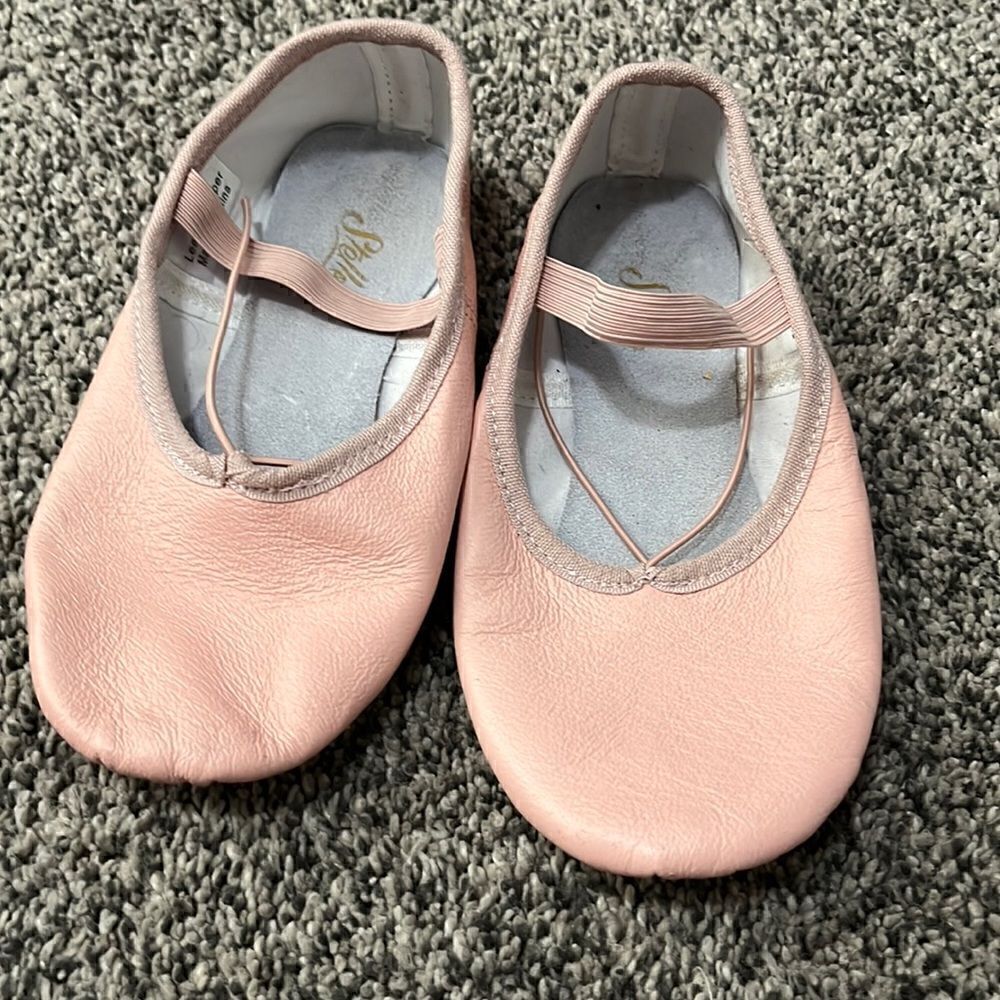 Stelle - Pink Leather Ballet Flats - 2